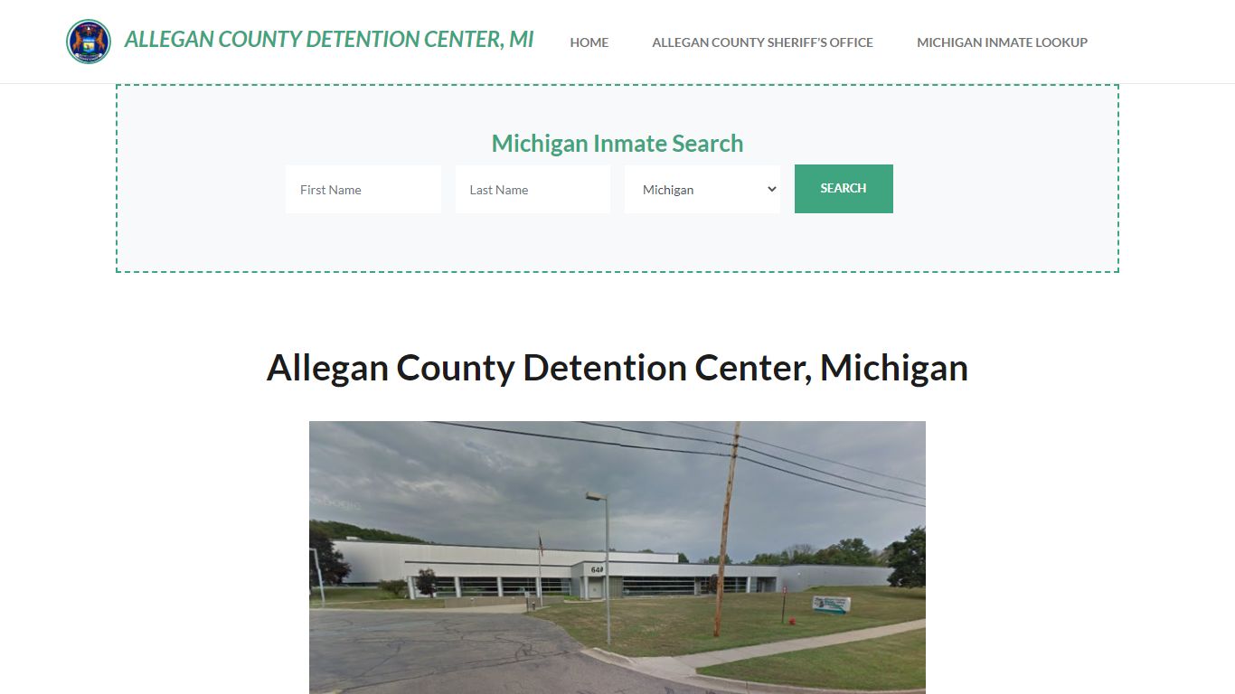 Allegan County Detention Center, MI Inmate Roster, Offender Search